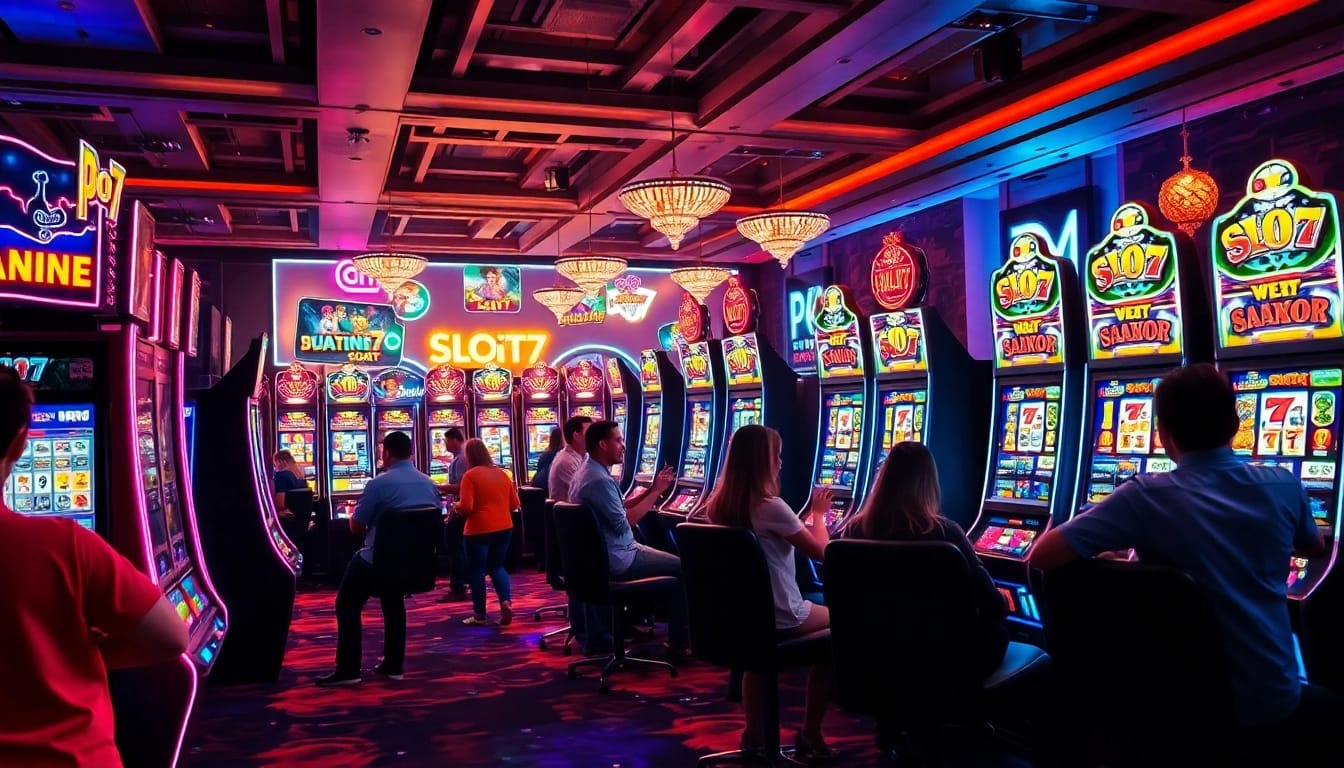 Menangkan hadiah besar di Slot77 dengan mesin slot ceria di kasino penuh warna.