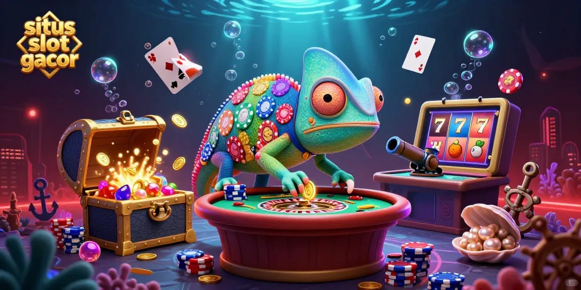 Memenangkan bonus dengan permainan di situs slot gacor, menggambarkan kekayaan kasino yang memikat.