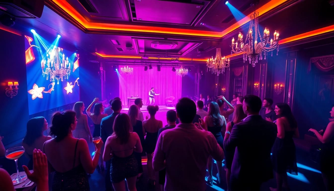 Dinner sxm experience at Club Noir with vibrant nightlife atmosphere, gourmet meals, and excited patrons.
