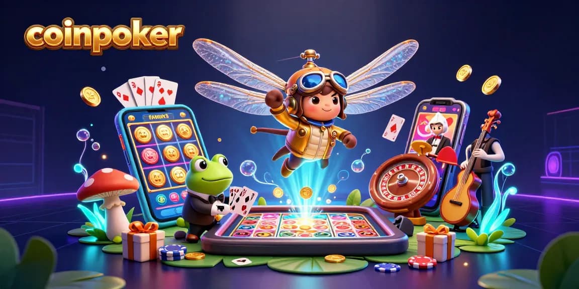 CoinPoker propose une expérience unique avec un croupier grenouille jouant aux cartes dans un casino aquatique.