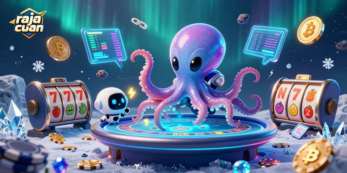 Menggandakan peluang untuk menjadi raja cuan sambil memutar slot online yang penuh warna dan elemen game digital.