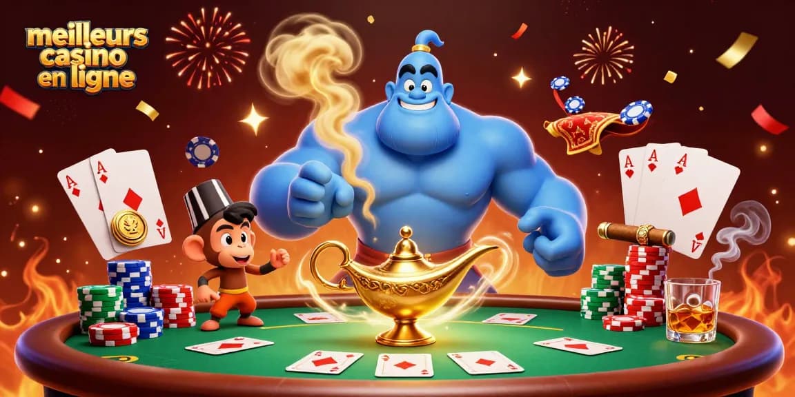 Jouez aux Meilleurs Casinos en Ligne avec des Jackpots et des Cartes au Poker dans une Scène Dynamique