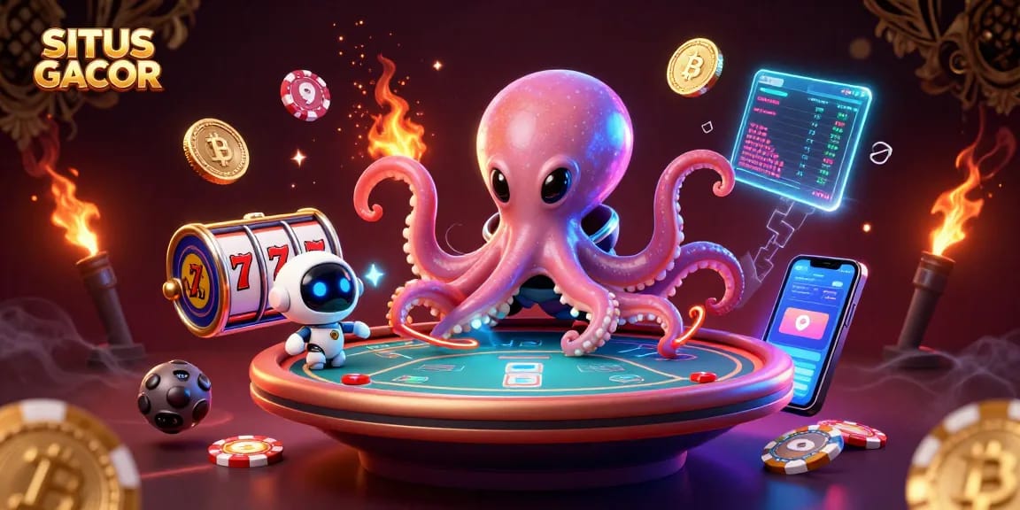 Experience thrilling gameplay at SITUS GACOR with an exciting 3D alien poker scene.