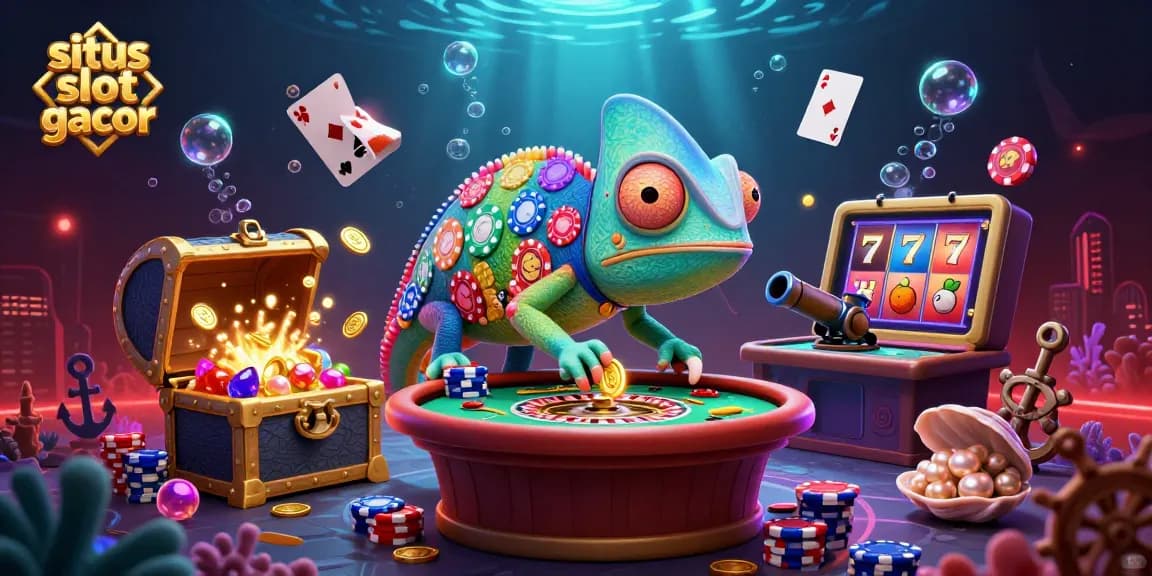 Memenangkan bonus dengan permainan di situs slot gacor, menggambarkan kekayaan kasino yang memikat.