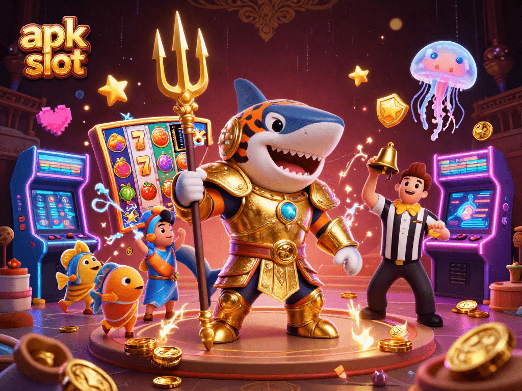Spin and win with apk slot visuals showcasing an underwater casino adventure packed with vibrant slot elements.