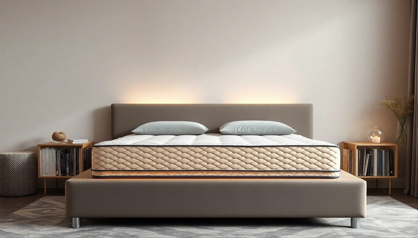 Materasso matrimoniale memory con tecnologia avanzata, progettato per garantire comfort e supporto eccellente.