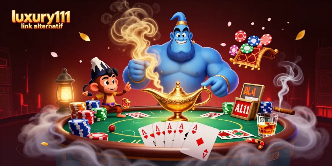 Experience the excitement of gambling with luxury111 link alternatif in this vibrant casino scene.