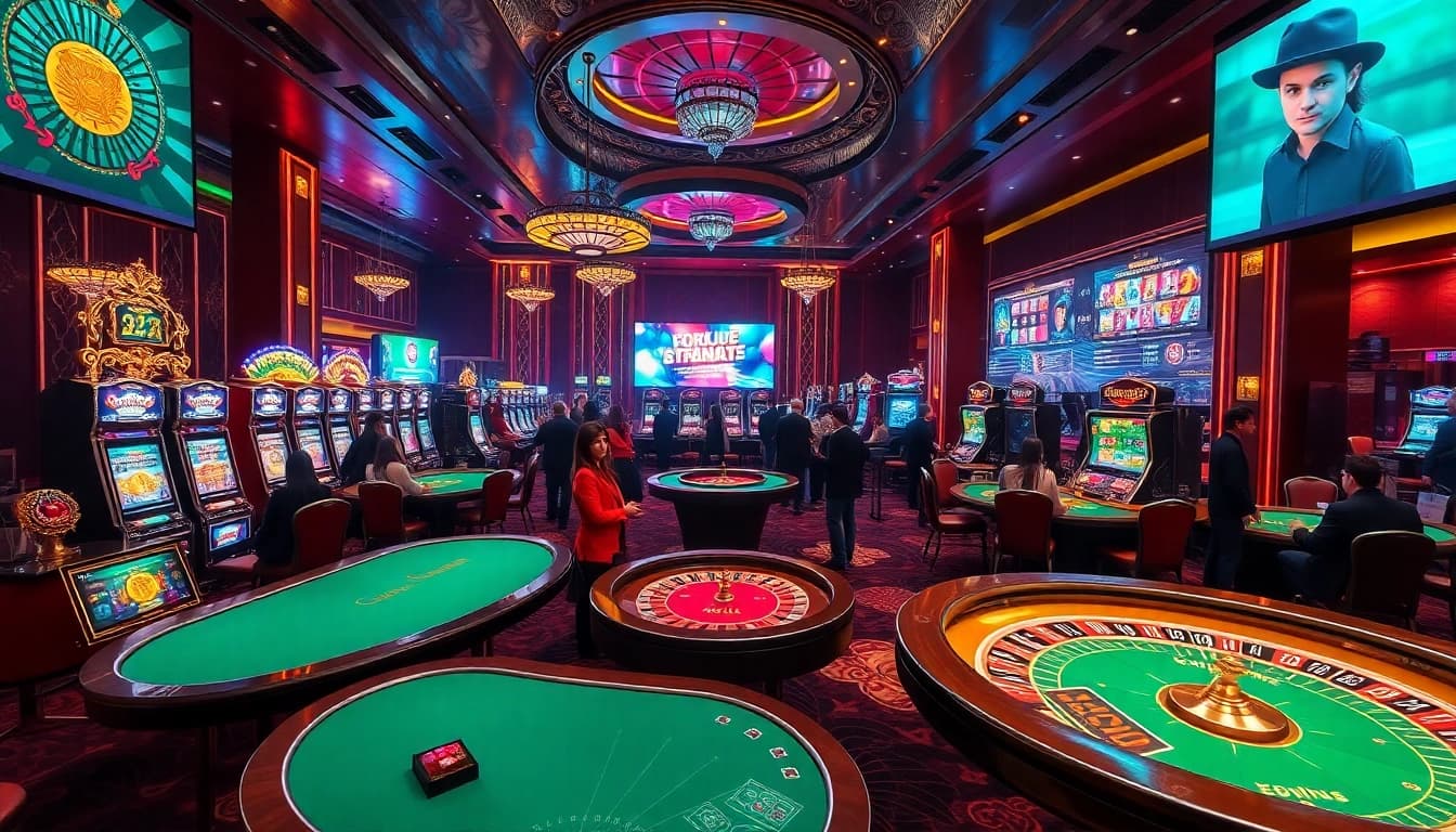 Découvrez des casinos en ligne Français 2026 palpitants avec des tables animées, des machines à sous et des joueurs plongés dans le luxe.