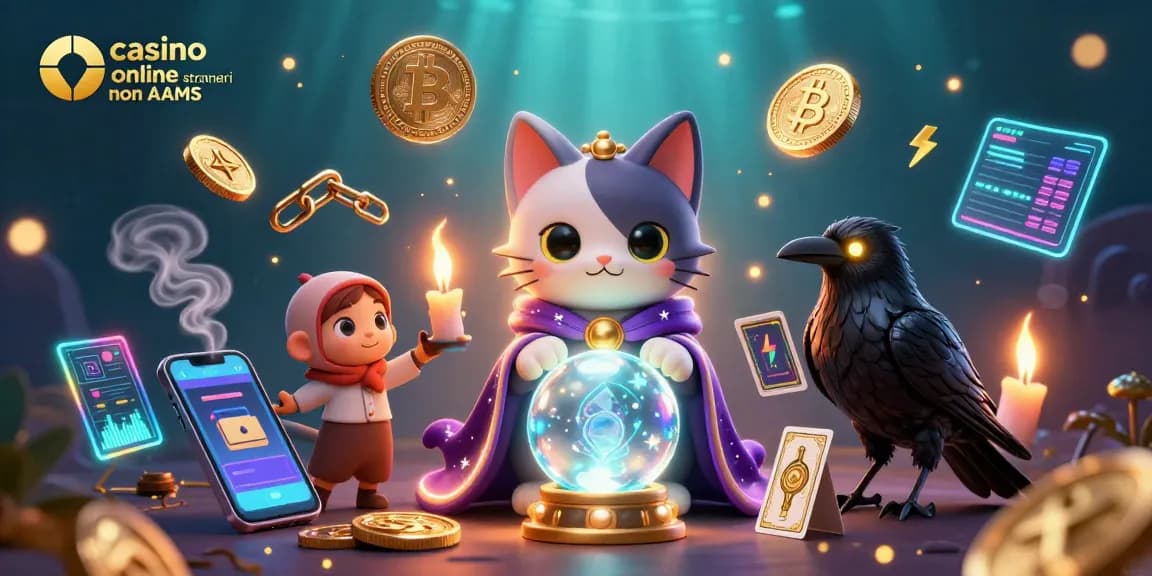 Gioca ai casinò online stranieri non AAMS con un'atmosfera affascinante di magia e mistero.