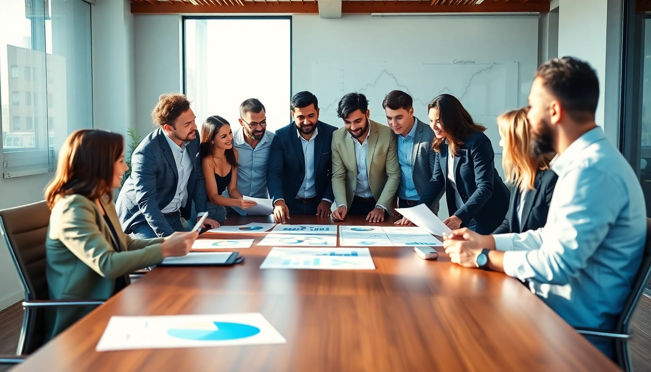 Fostering founder leadership insights through dynamic discussion in a modern office setting.
