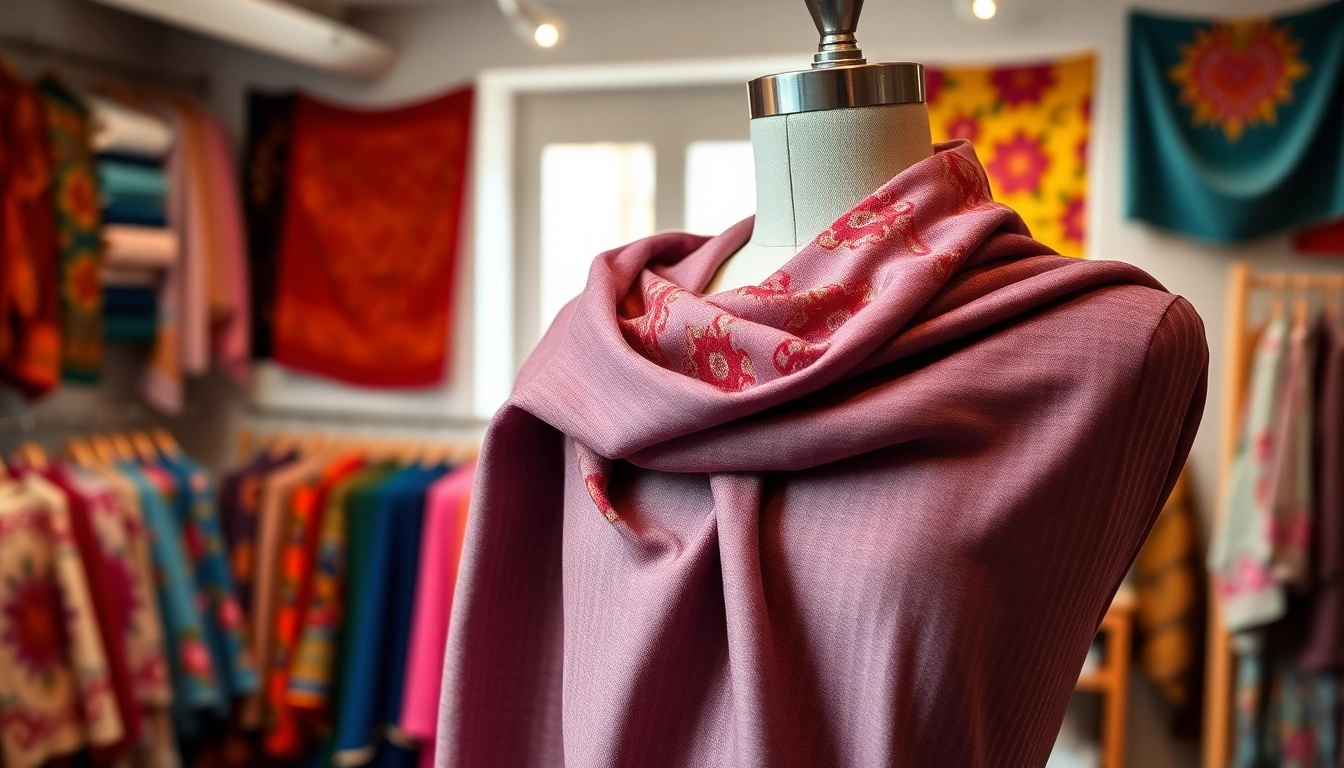 Punta di roma stof elegantly showcased on a mannequin, emphasizing its texture and vibrant colors.