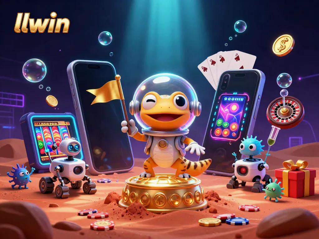 Engage with llwin’s captivating Martian casino adventure, featuring vibrant slot games and dynamic characters.