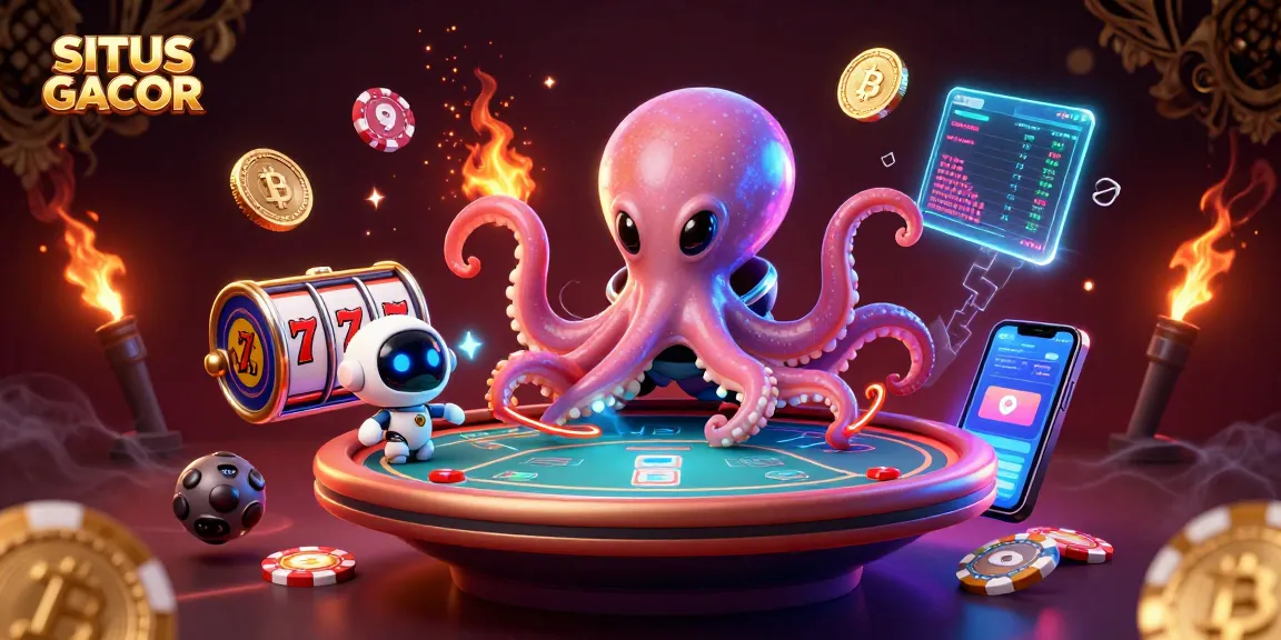 Experience thrilling gameplay at SITUS GACOR with an exciting 3D alien poker scene.