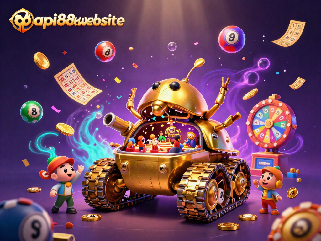 Experience thrilling fun at api88website with vibrant prize wheels and lively lottery games.