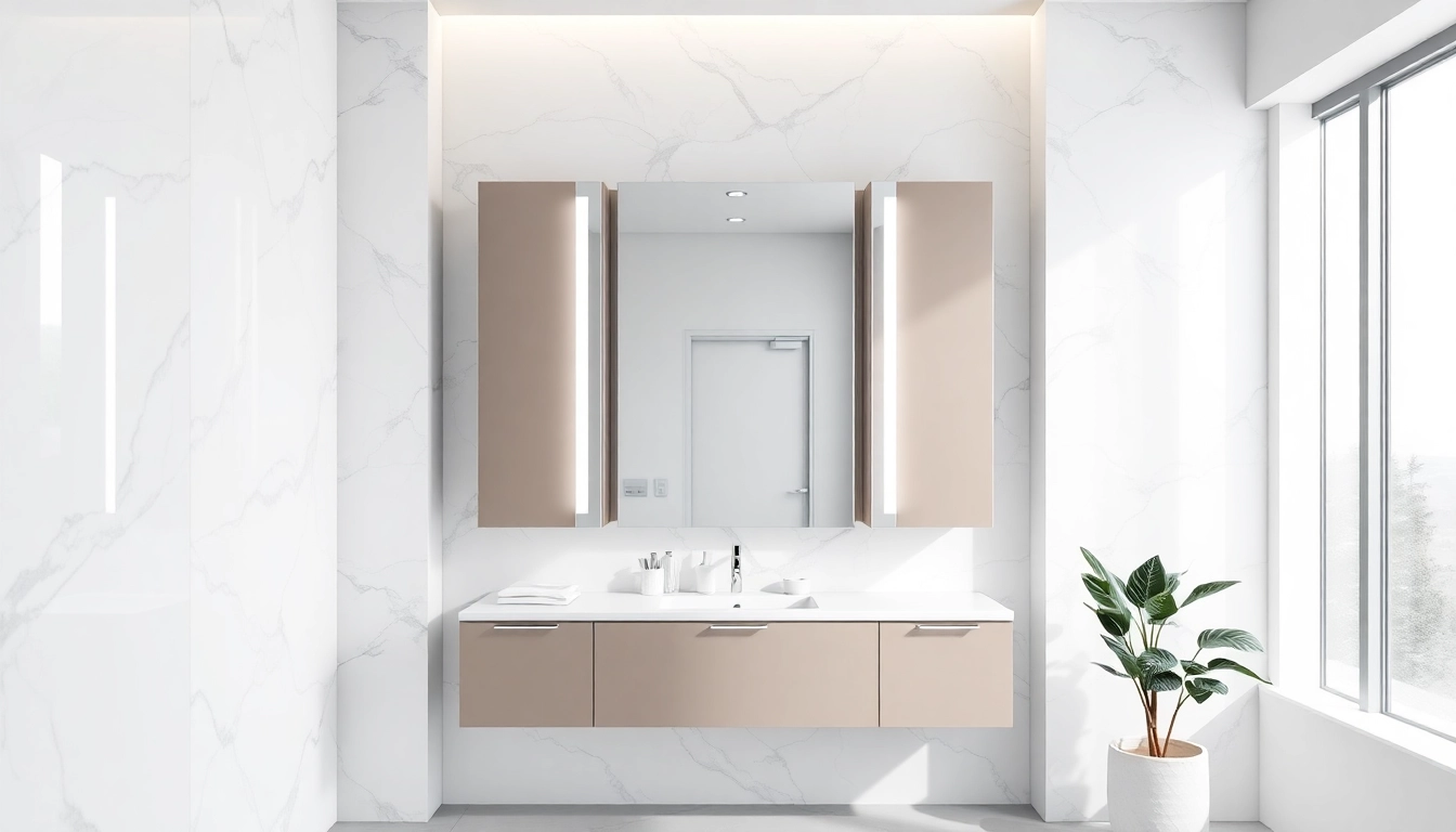 Enhance your space with a sleek led bathroom mirror Cabinet featuring modern design elements.