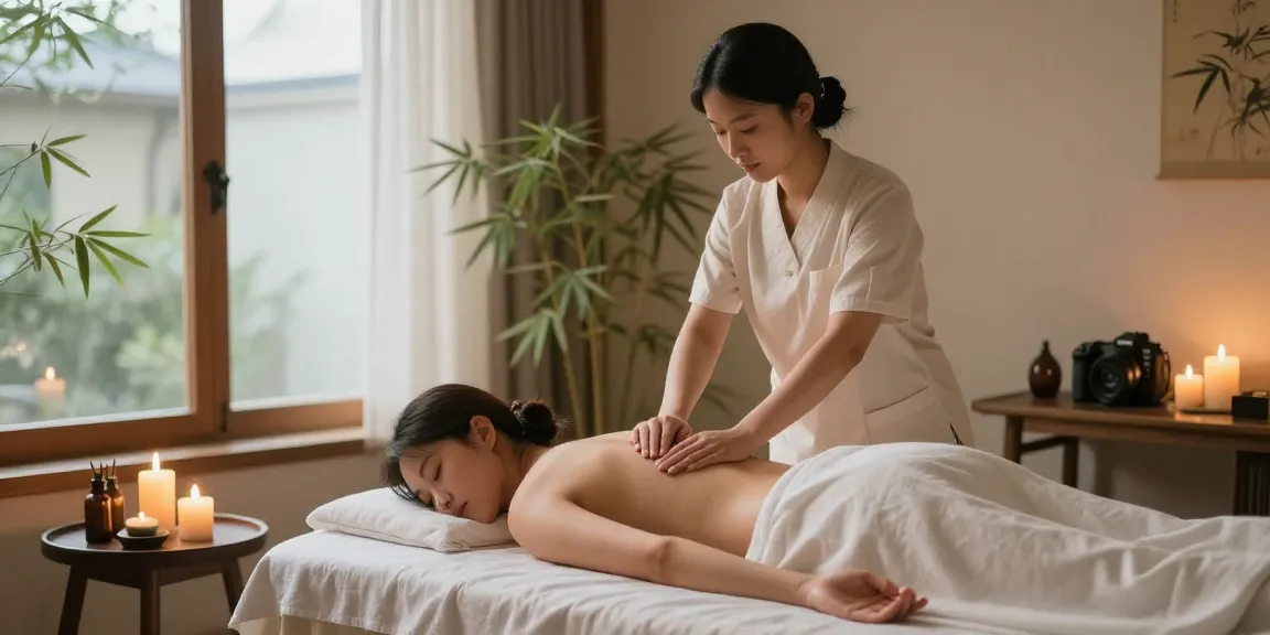 Relaxing Swedish massage therapy session at makangs.com/region/국내/서울-/마사지-스웨디시 with serene atmosphere and natural light.
