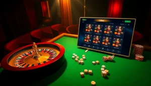 Engaging online gambling scene highlighting ink vao 12bet with roulette and betting interface.