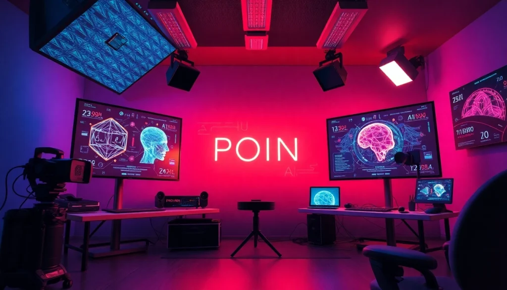 The future of adult creativity: AI-generated porn ai technology in a modern digital studio.