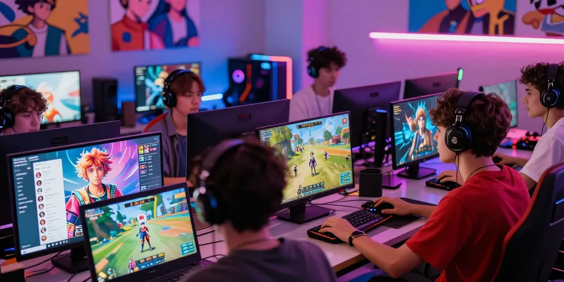 Players engaging with characters in the Status app, showcasing vibrant avatars and interactive social media elements.