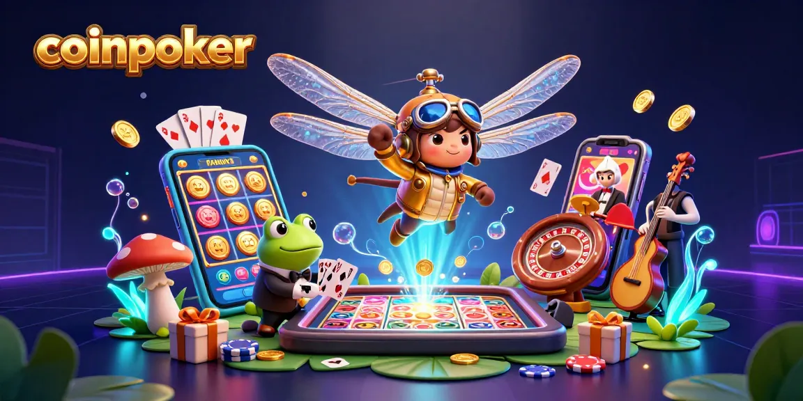 CoinPoker propose une expérience unique avec un croupier grenouille jouant aux cartes dans un casino aquatique.