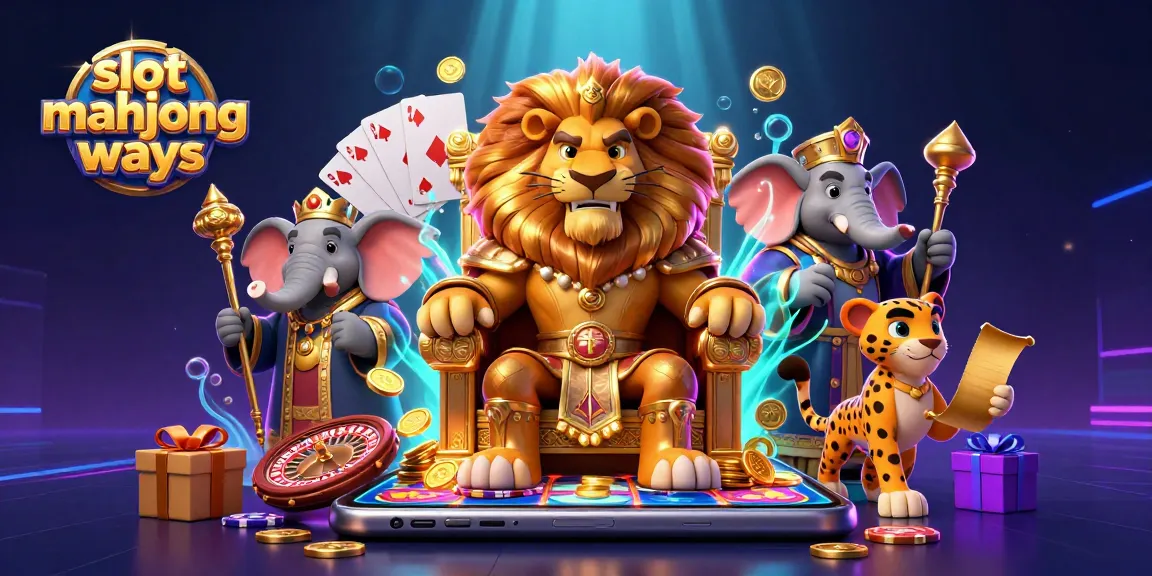 Experience the thrill of slot mahjong ways with colorful spinning reels and golden coins erupting